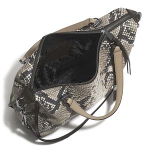 Coach | Bags | Coach Madison Smythe Python Embossed Leather Satch ...